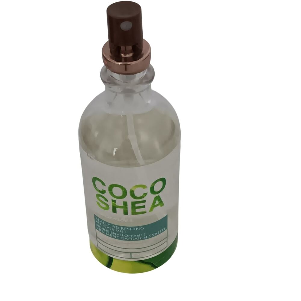 Bath & Body Works Cucumber Coco Shea Refreshing All over Mist 5.3 oz. NEW